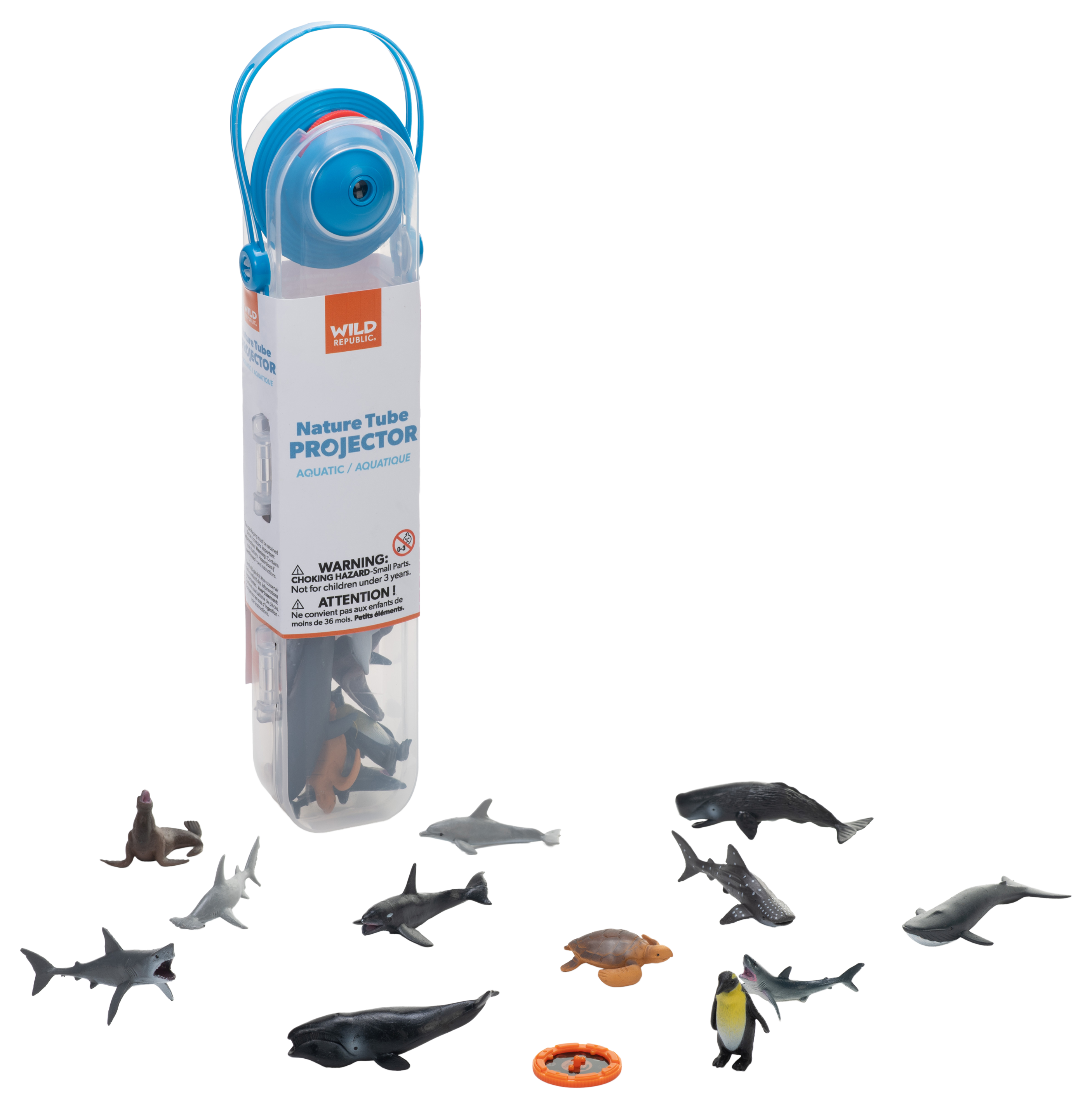 Wild Republic Nature Tube Projector Ocean Figure Playset | Bass Pro Shops